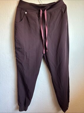 Figs Espresso Women's Dark Brown Zamora Scrub Joggers